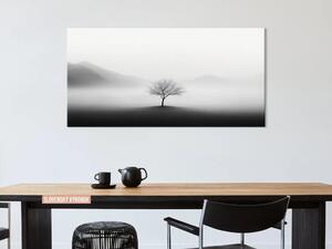 Karlsdesign.sk - Obraz na stenu | Osamelý v hmle - 20x40