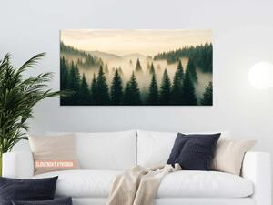 Karlsdesign.sk - Obraz na stenu | Stromy v hmle - 20x40