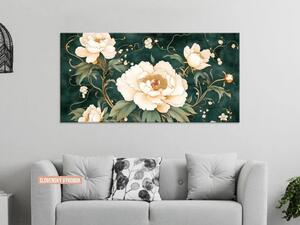 Karlsdesign.sk - Obraz na stenu | Kráľovná pivoniek - 20x40