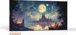 Karlsdesign.sk - Magický nočný svet | Obraz - 20x40