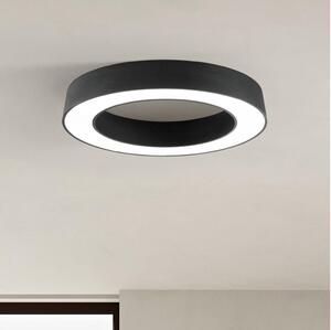 Ondaluce - LED stmievateľné stropné svietidlo GLOBUS LED/80W/230V pr. 100 cm čierna