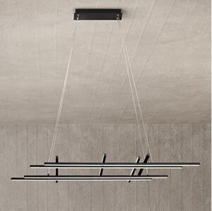 Ondaluce - LED stmievateľný luster na lanku MOVIDA LED/114W/230V čierna