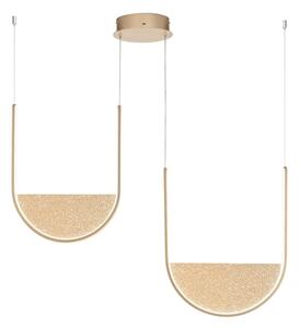 Ondaluce - LED stmievateľný luster na lanku LOTUS LED/55W/230V zlatý