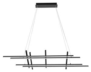 Ondaluce - LED stmievateľný luster na lanku MOVIDA LED/114W/230V čierna