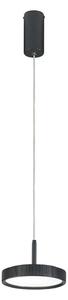 Ondaluce - LED závesný luster NINA LED/20W/230V pr. 19 cm čierna