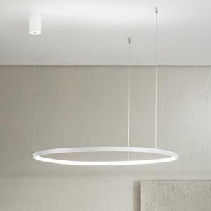 Ondaluce - LED stmievateľný luster na lanku SOEL LED/38W/230V pr. 80 cm biela