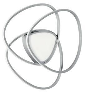Ondaluce - LED stmievateľné stropné svietidlo ROSE LED/60W/230V 50x54 cm strieborné