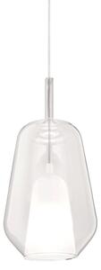 Ondaluce - Závesný luster na lanku THELMA 1xE27/15W/230V pr. 19 cm zlatá/číra