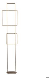 Ondaluce - LED Stmievateľná stojacia lampa DOWEL LED/77W/230V 166 cm zlatá
