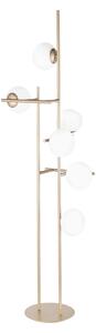Ondaluce - Stojacia lampa JEWEL 6xE14/10W/230V 166 cm zlatá/biela