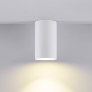 Deko-Light Svietidlo CAN, biele, IP44, Ø 6 cm, kov, GU10, Biela / opálová, Kúpeľňa, Hliník, Závesné svietidlo