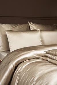 Obliečky Silk Taupe 100% Hedvábí povlak 40/40