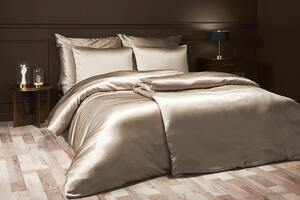 Obliečky Silk Taupe 100% Hedvábí 1x 140/200