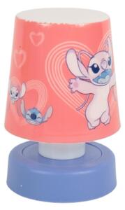 LED detská nočná lampička LILO & STITCH 11 cm ružová
