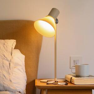 Anglepoise Stolová lampa typ 80 T1, béžová, 48 cm, sklo, Krémová / jantárovo žltá, Obývacia izba / jedáleň, Hliník, Dizajn, Stojacie svietidlo