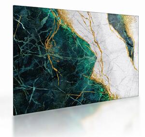 Sklenený obraz - Tyrkysový mramor (70x50 cm)