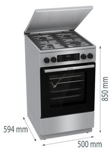 Gorenje GKS5C71XF - Sporák kombinovaný