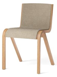Audo Copenhagen Stolička Ready polstrovaná, natural oak/Bouclé 02