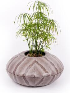 Interiérový kvetináč VELA, výška 85 cm, sivý, outlet