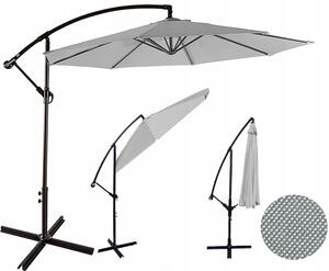 Slnečník EXCLUSIV, ø300cm, svetlosivý