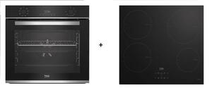 Beko výhodný set spotrebičov rúra BBIM13300X + indukčná doska HII64400MT