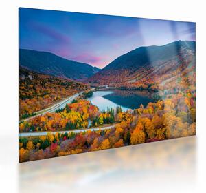 Sklenený obraz - White Mountain, New Hampshire, USA (70x50 cm)