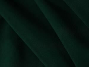 MUZZA Rohová pohovka buro do tvaru U pravá zamat zelená