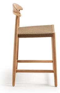 MUZZA BAROVÁ STOLIČKA GLYNIS 62 CM BÉŽOVÁ