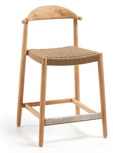 MUZZA BAROVÁ STOLIČKA GLYNIS 62 CM BÉŽOVÁ