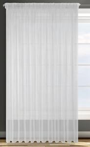 Hotová záclona s riasiacou páskou - Alexa biela, š. 1,35 m x d. 2,7 m