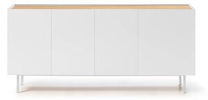 MUZZA KOMODA ARISTA 4-DVEROVÁ BIELA ​​165 X 78 CM