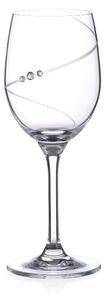 Diamante poháre na víno Silhouette City s kryštálmi Swarovski 1KS 350ml