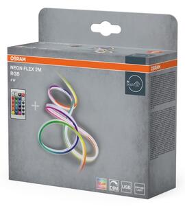 Osram - LED RGB stmievateľný pásik NEON FLEX 2m LED/4W/5V + diaľkové ovládanie