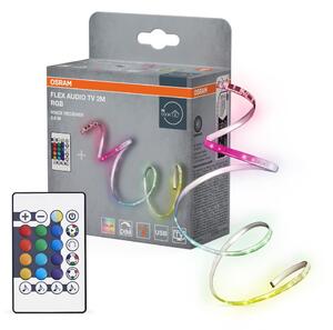 Osram - LED RGB stmievateľný pásik pre TV FLEX AUDIO 2m LED/3,6W/5V + diaľkový ovládač