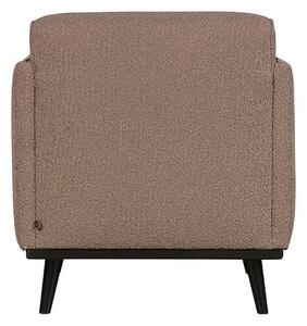 MUZZA Kreslo statement classic bouclé nugátové