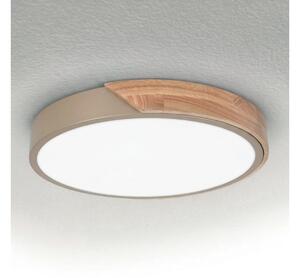 BRILAGI - LED Stropné svietidlo PILANA LED/24W/230V dub/béžová priemer 30 cm
