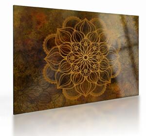 Sklenený obraz - Mandala radosti (70x50 cm)