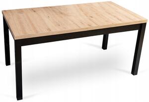 Rozkladací stôl Hugo 160-230 cm dub Artisan čierny | jaks