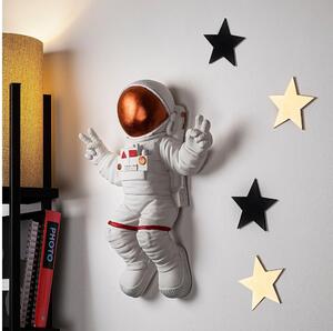 Nástenná dekorácia 47x35 cm astronaut medená