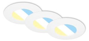 Briloner 7598036 -SADA 3x LED Koupelnové podh. svítidlo LED/4,9W/230V IP44 biela