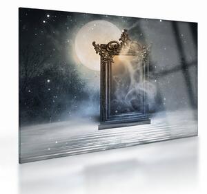 Sklenený obraz - Magické zrkadlo (70x50 cm)
