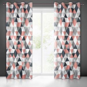 Záves zdobený farebným geometrickým vzorom Šírka: 140 cm | Dĺžka: 250 cm