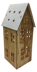 Domček hnedý LED veľký 25 x 11 cm Prodex X5320770