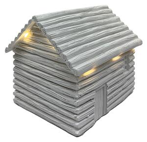 Biely LED domček 14 x 10 cm Prodex A00545