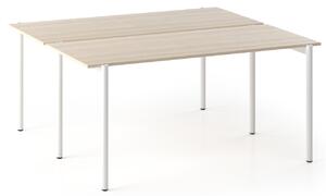 NARBUTAS - Dvojmiestny pracovný stôl ZEDO 120x144,5 cm