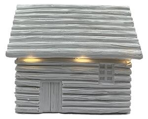 Biely LED domček 14 x 10 cm Prodex A00545
