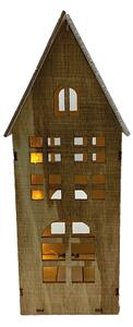 Domček hnedý LED veľký 25 x 11 cm Prodex X5320770