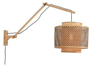 MUZZA NÁSTENNÁ LAMPA BHUTAN L 40 X 34 PRÍRODNÁ