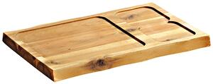 Servírovacia doska, 37,5 x 24 x 2,5 cm, akáciové drevo KESPER 28196
