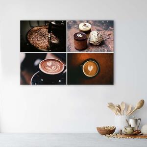Obraz na plátne Káva a sladkosti Rozmery: 60 x 40 cm